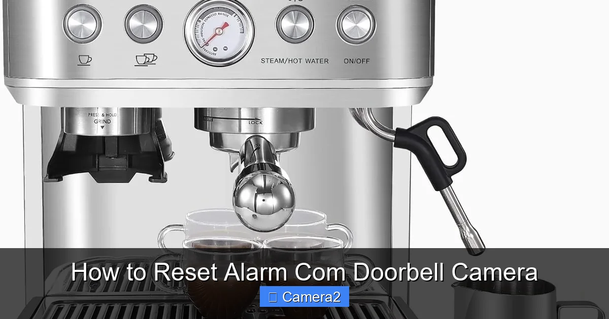 How to Reset Alarm Com Doorbell Camera