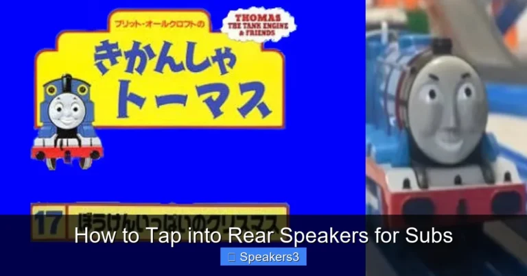 How to Tap into Rear Speakers for Subs