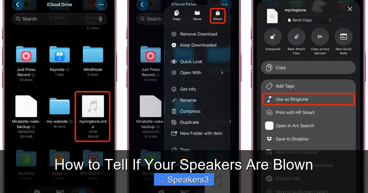 How to Tell If Your Speakers Are Blown