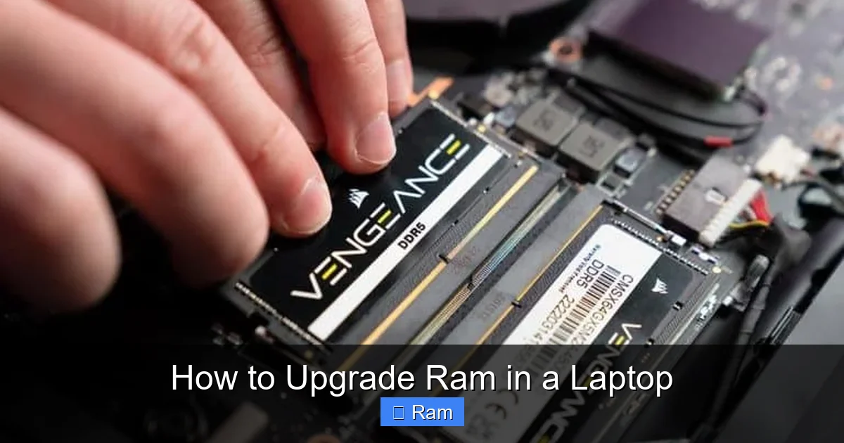 How to Upgrade Ram in a Laptop