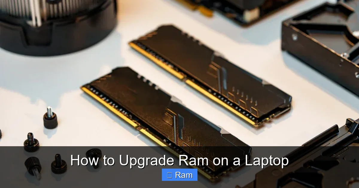 How to Upgrade Ram on a Laptop