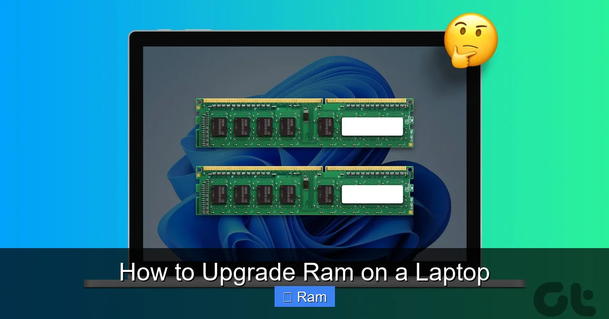 How to Upgrade Ram on a Laptop