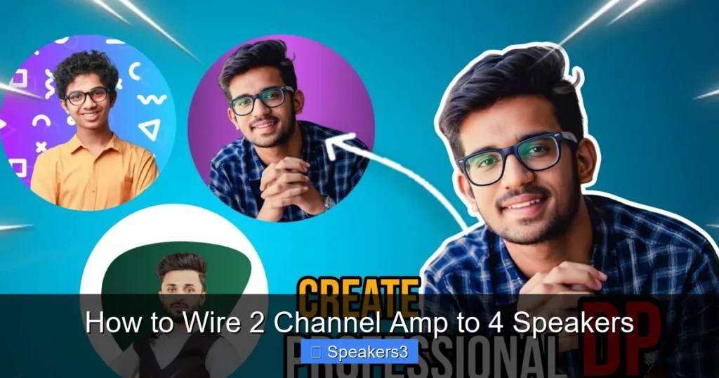 How to Wire 2 Channel Amp to 4 Speakers