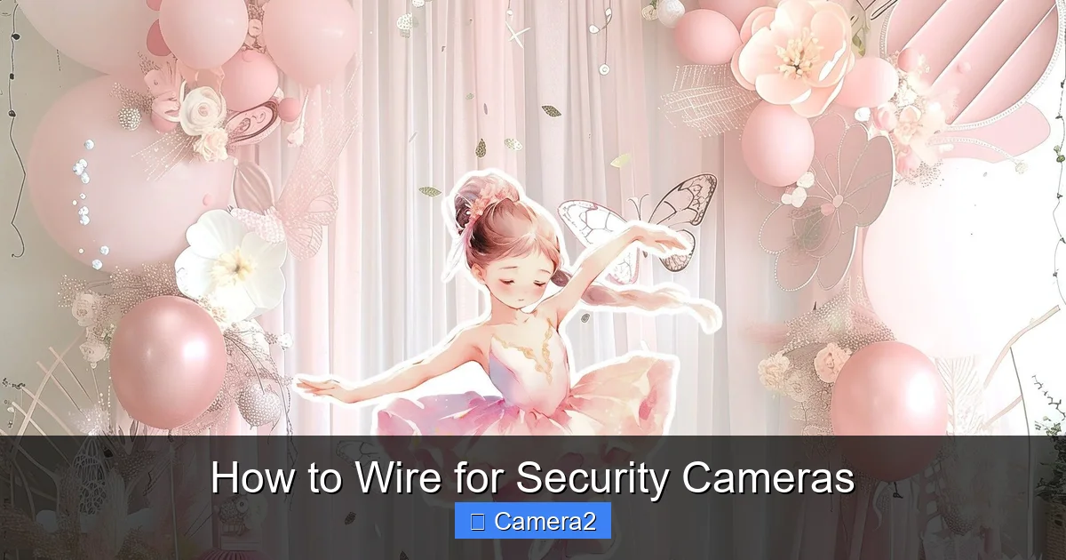 How to Wire for Security Cameras