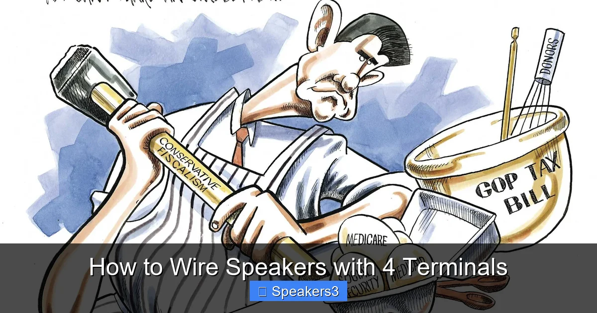 How to Wire Speakers with 4 Terminals