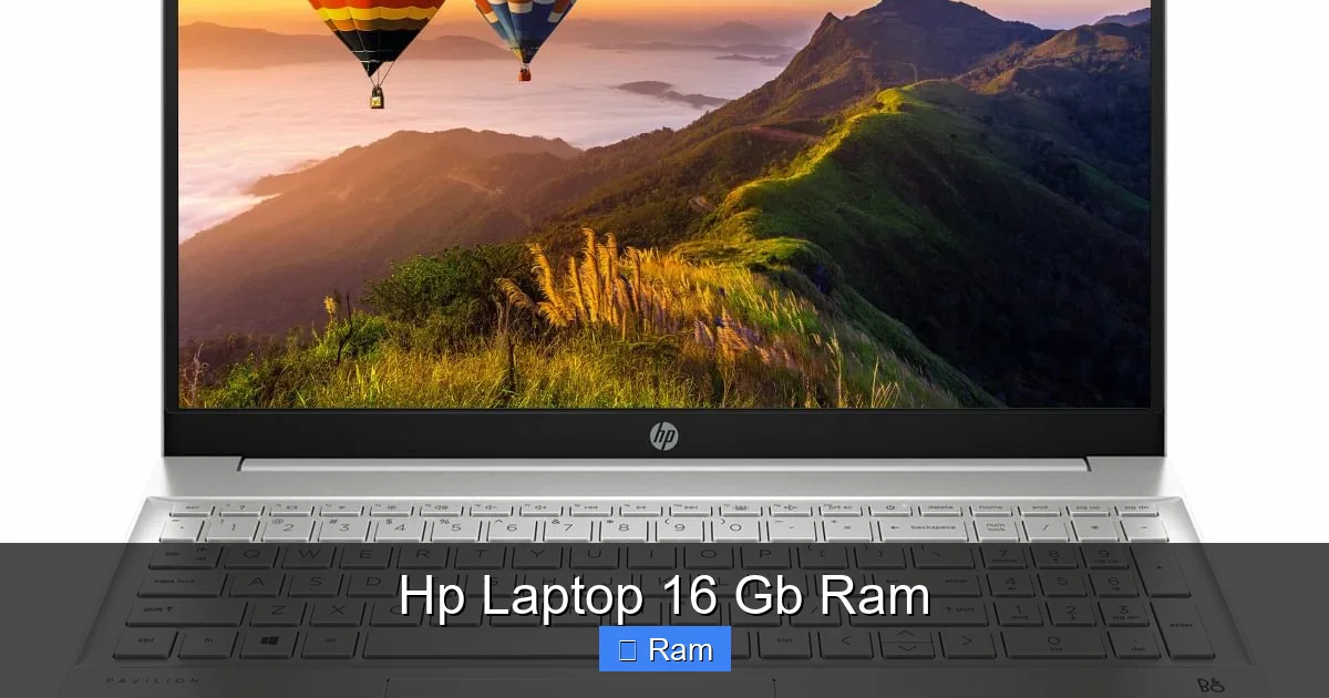 Hp Laptop 16 Gb Ram