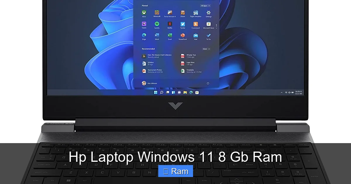 Hp Laptop Windows 11 8 Gb Ram