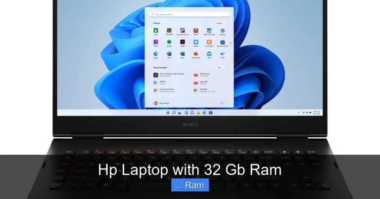 Hp Laptop with 32 Gb Ram