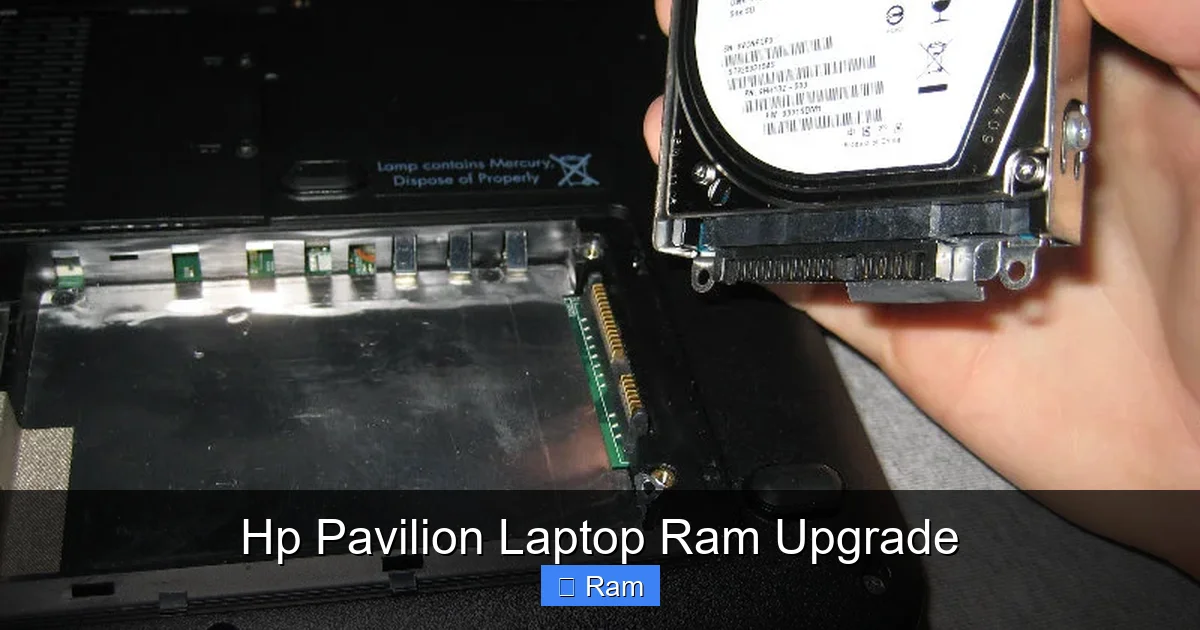 Hp Pavilion Laptop Ram Upgrade