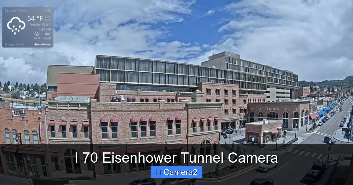 I 70 Eisenhower Tunnel Camera