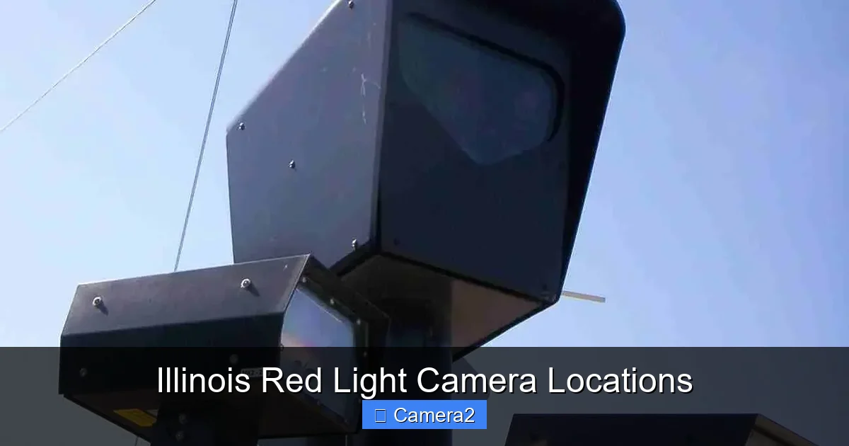 Illinois Red Light Camera Locations