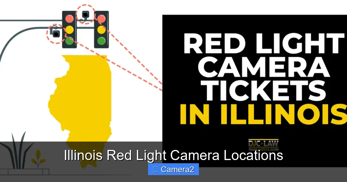 Illinois Red Light Camera Locations