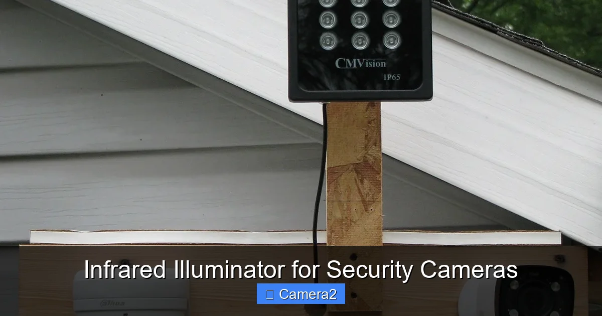 Infrared Illuminator for Security Cameras