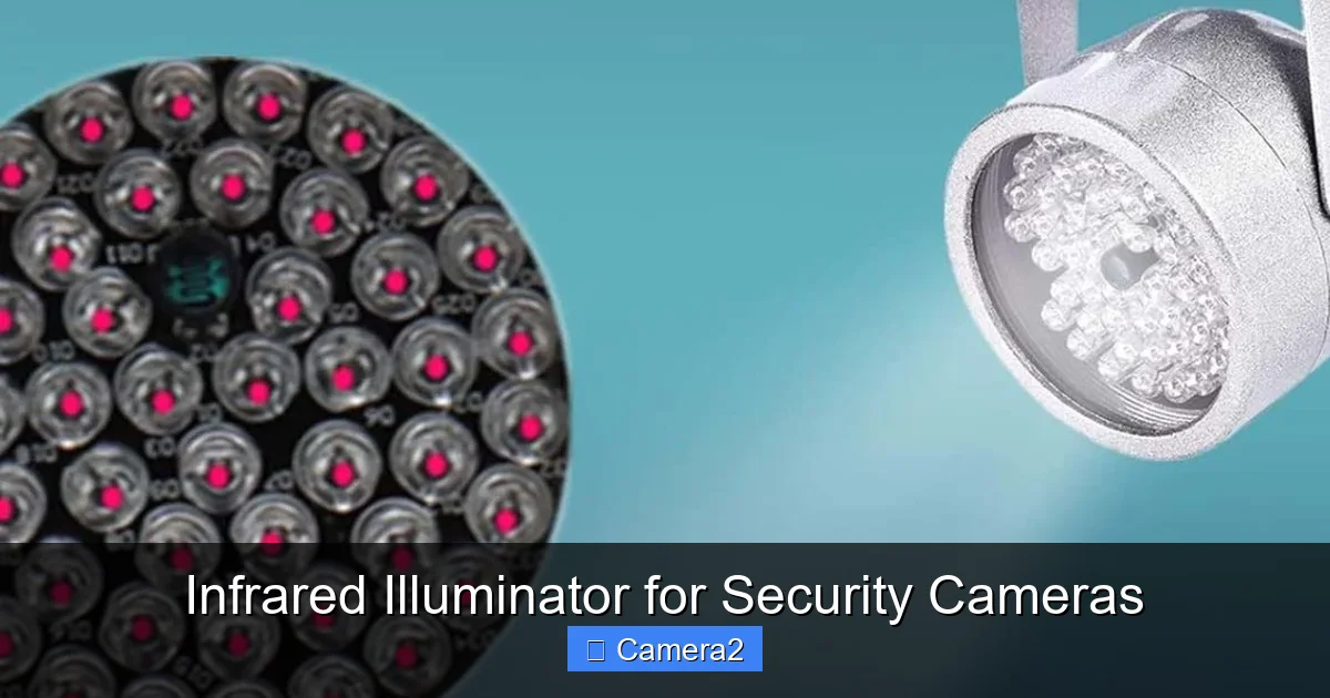Infrared Illuminator for Security Cameras