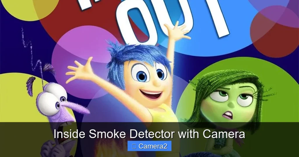 Inside Smoke Detector with Camera