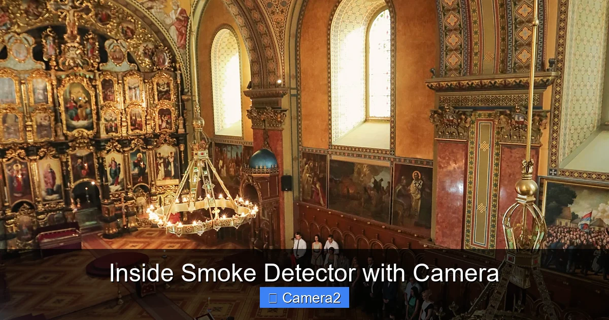 Inside Smoke Detector with Camera
