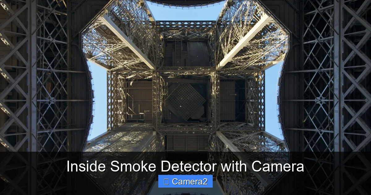 Inside Smoke Detector with Camera