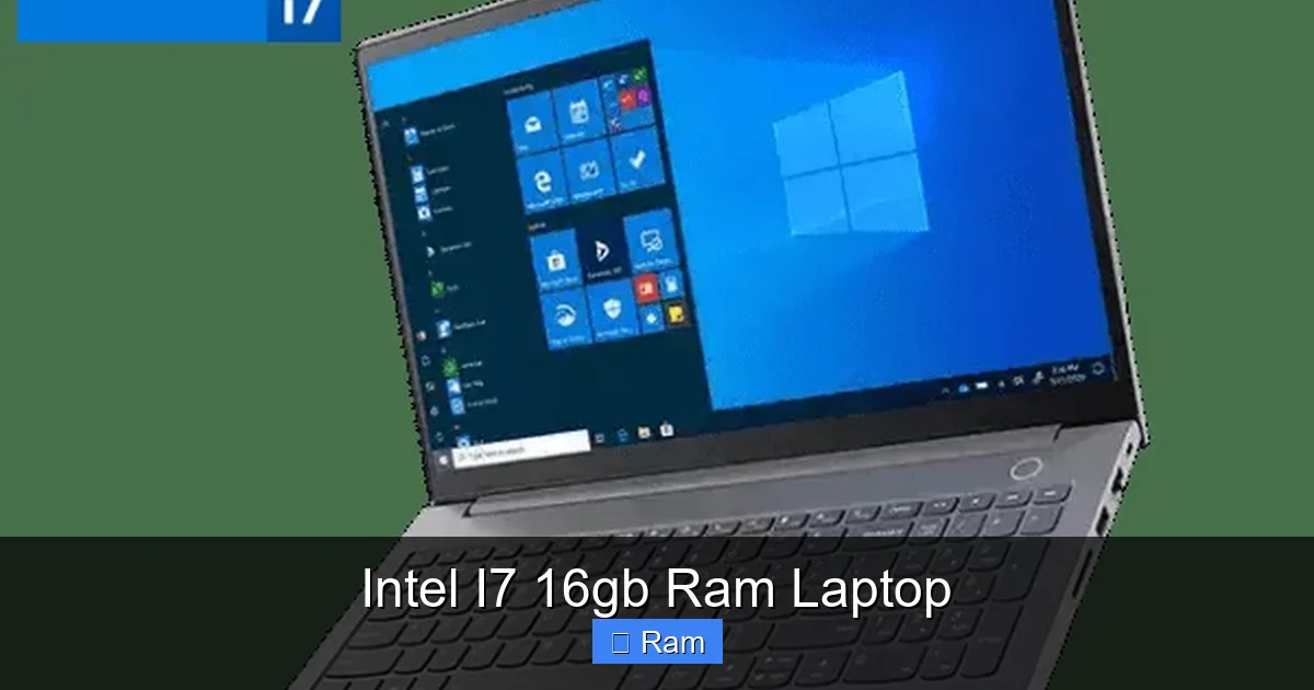 Intel I7 16gb Ram Laptop