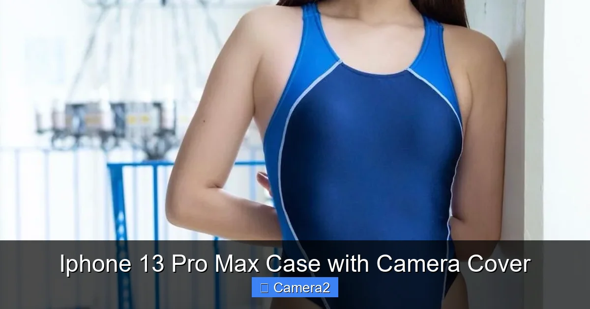 Iphone 13 Pro Max Case with Camera Cover