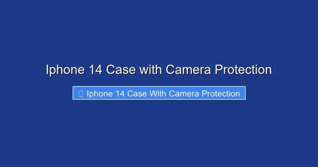 Iphone 14 Case with Camera Protection