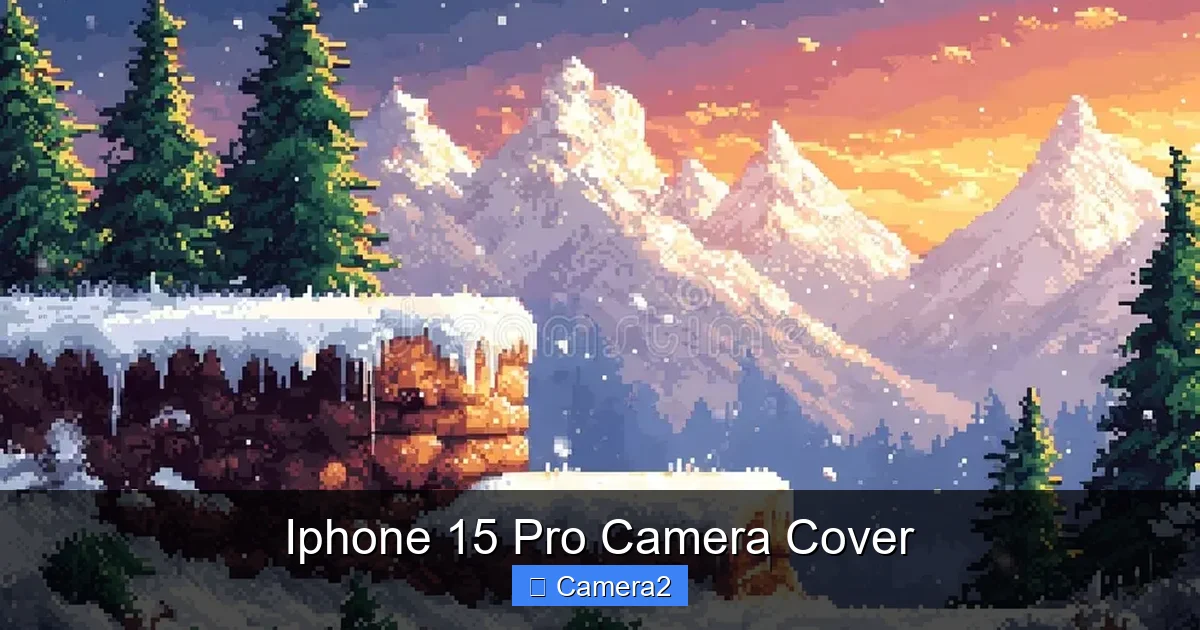 Iphone 15 Pro Camera Cover