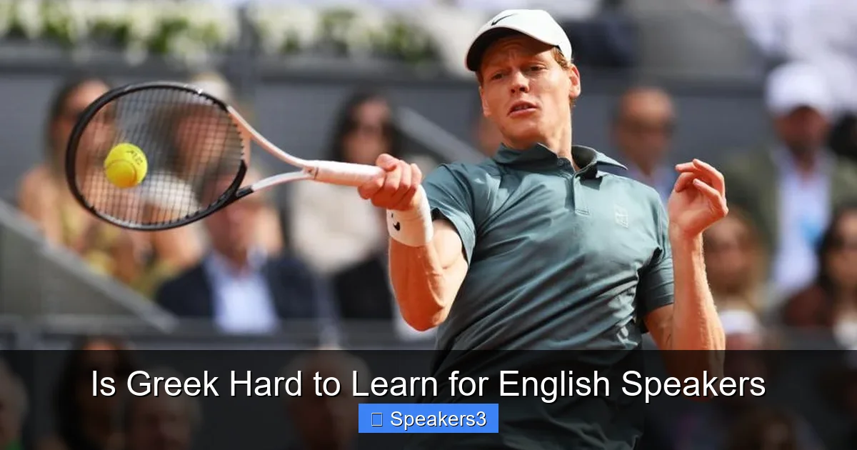 Is Greek Hard to Learn for English Speakers