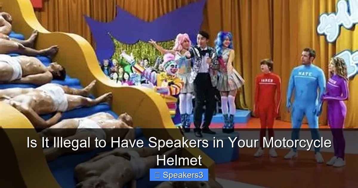 Is It Illegal to Have Speakers in Your Motorcycle Helmet