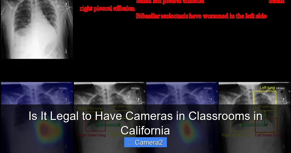Is It Legal to Have Cameras in Classrooms in California