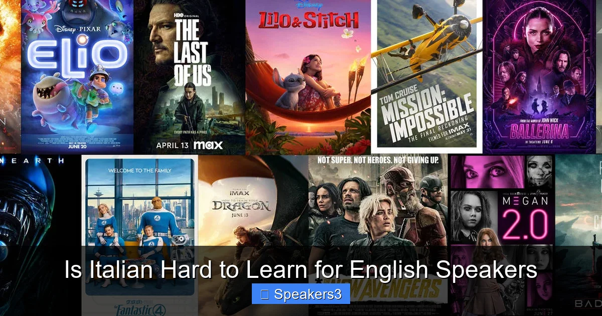 Is Italian Hard to Learn for English Speakers