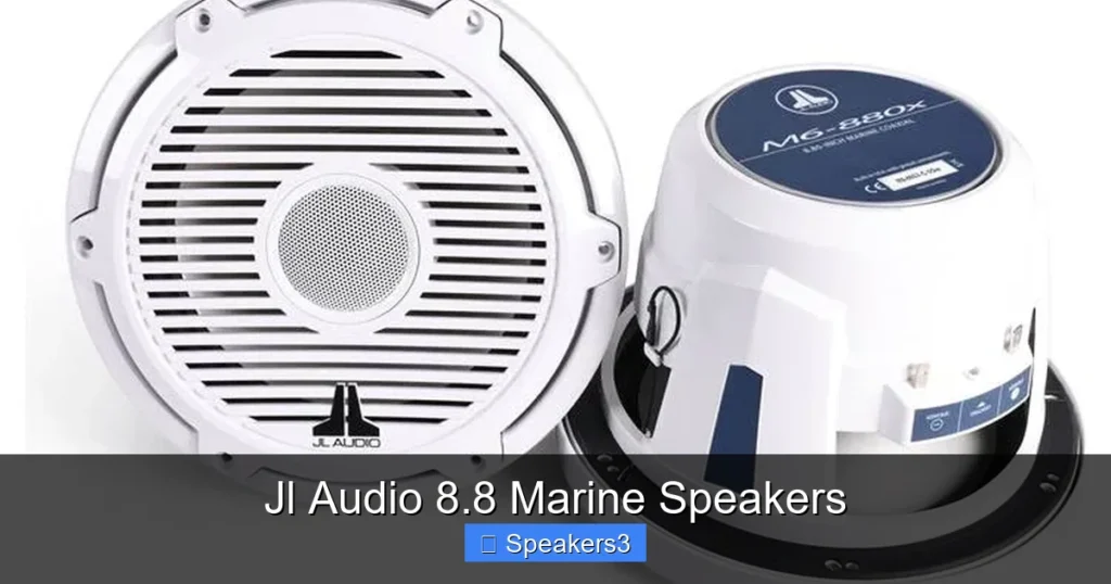 Jl Audio 8.8 Marine Speakers