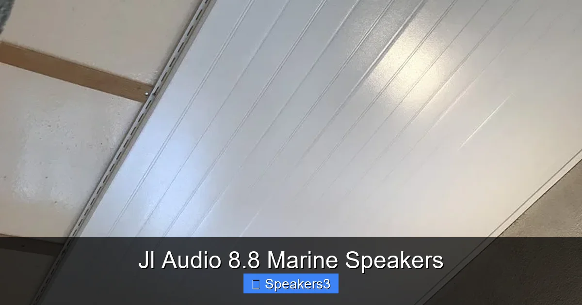 Jl Audio 8.8 Marine Speakers