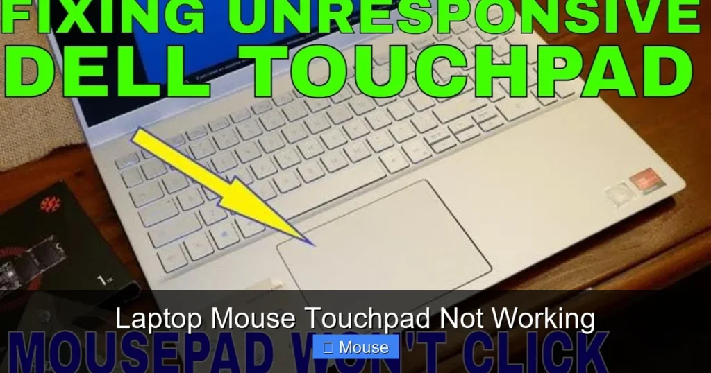 Laptop Mouse Touchpad Not Working