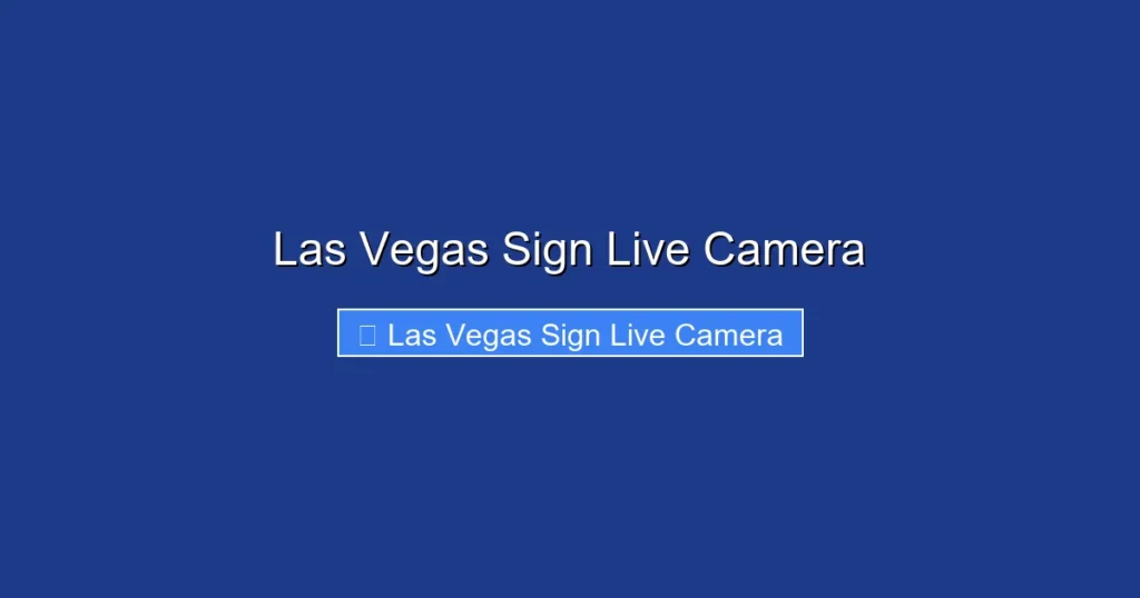 Las Vegas Sign Live Camera