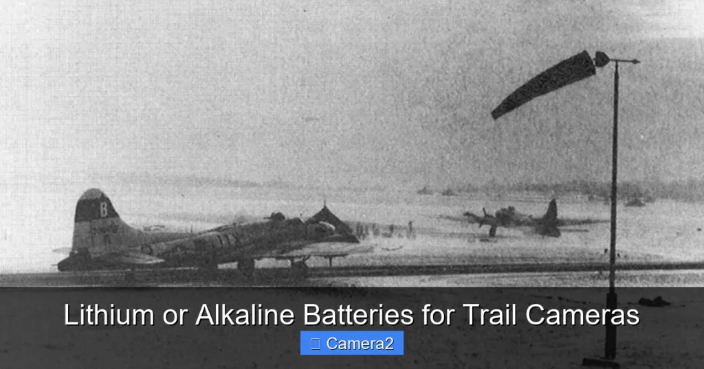 Lithium or Alkaline Batteries for Trail Cameras