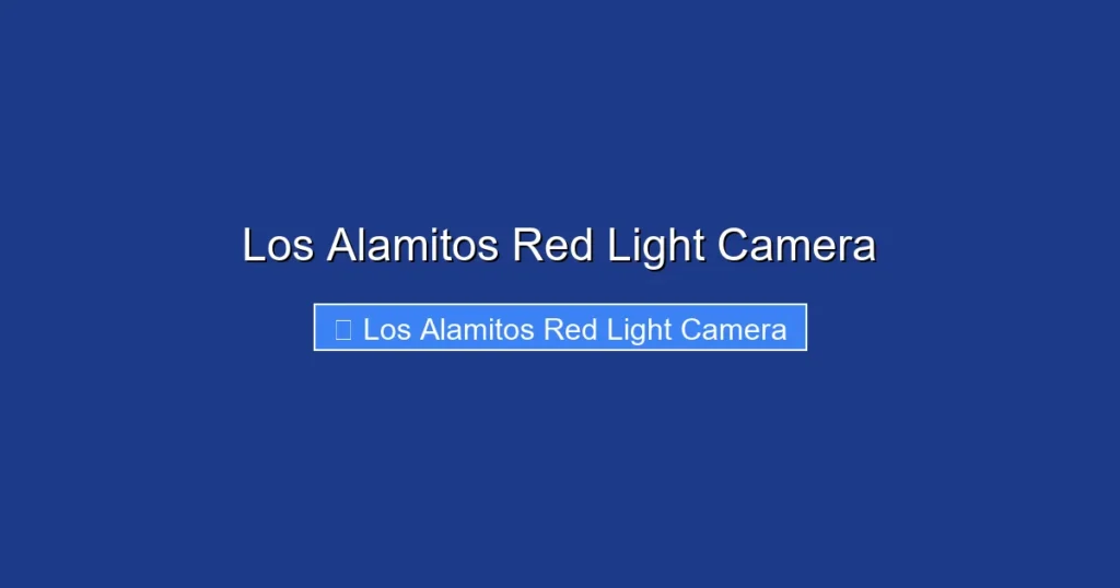 Los Alamitos Red Light Camera