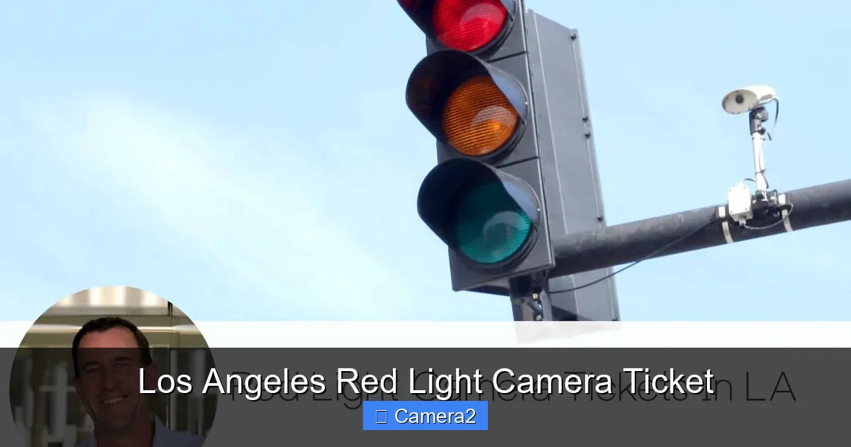Los Angeles Red Light Camera Ticket