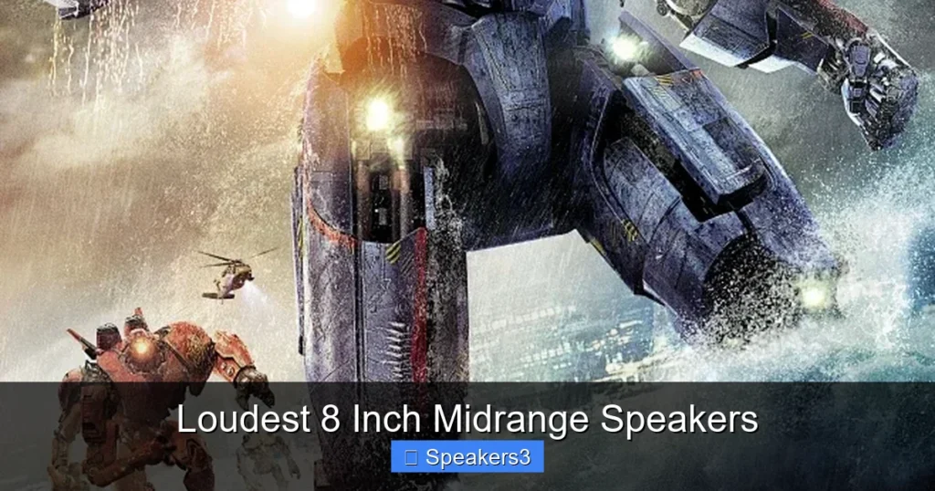 Loudest 8 Inch Midrange Speakers