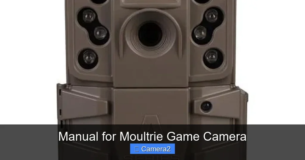 Manual for Moultrie Game Camera