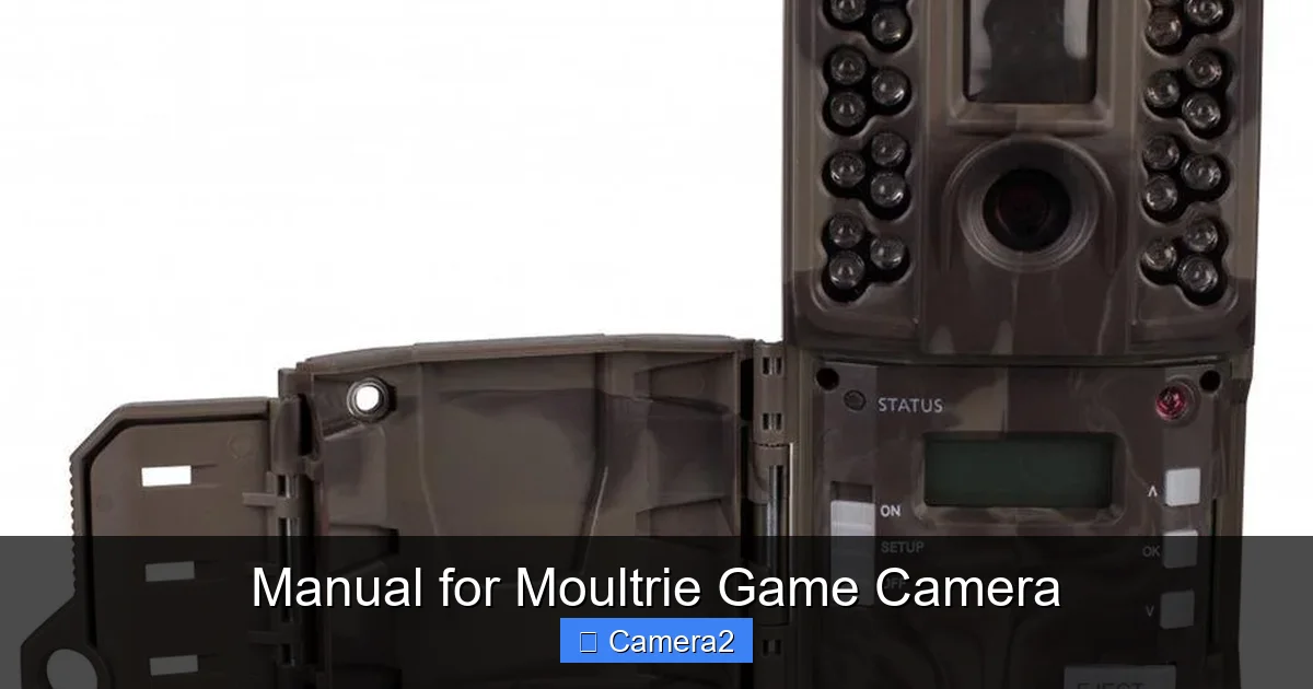 Manual for Moultrie Game Camera