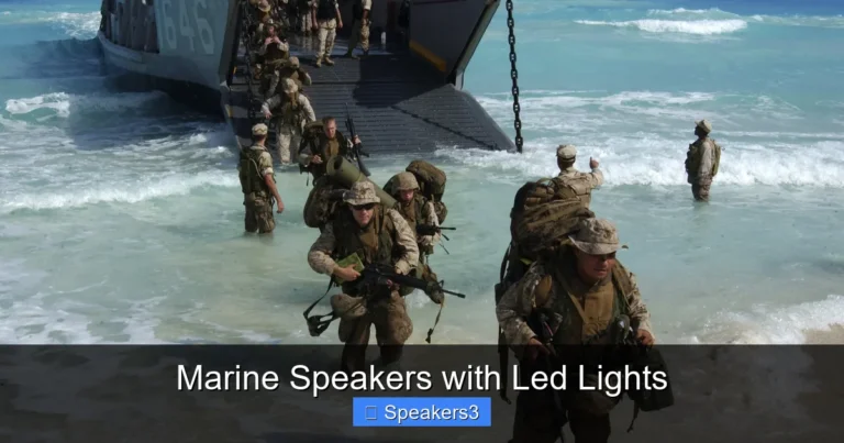 Marine Speakers with Led Lights