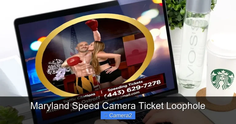 Maryland Speed Camera Ticket Loophole