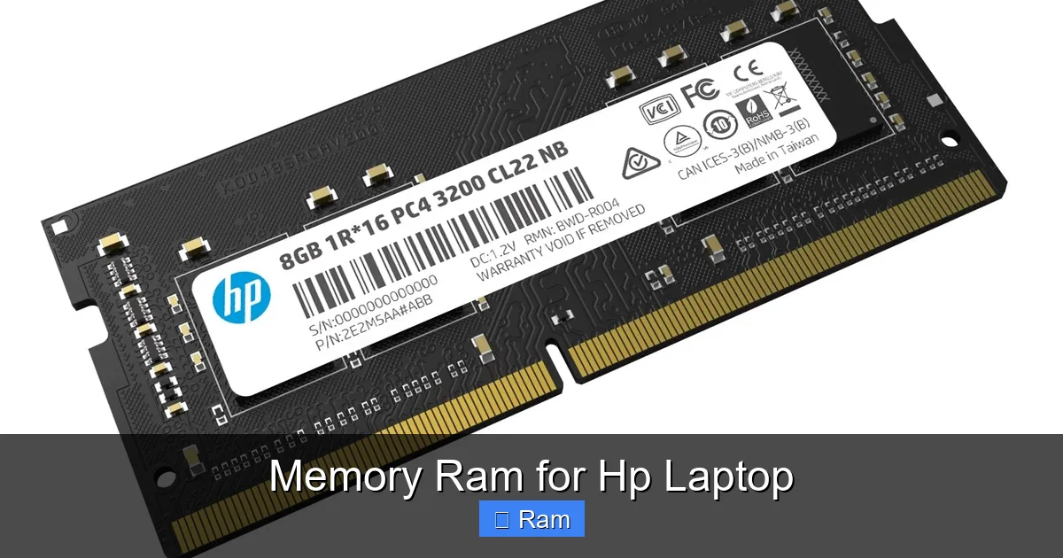 Memory Ram for Hp Laptop