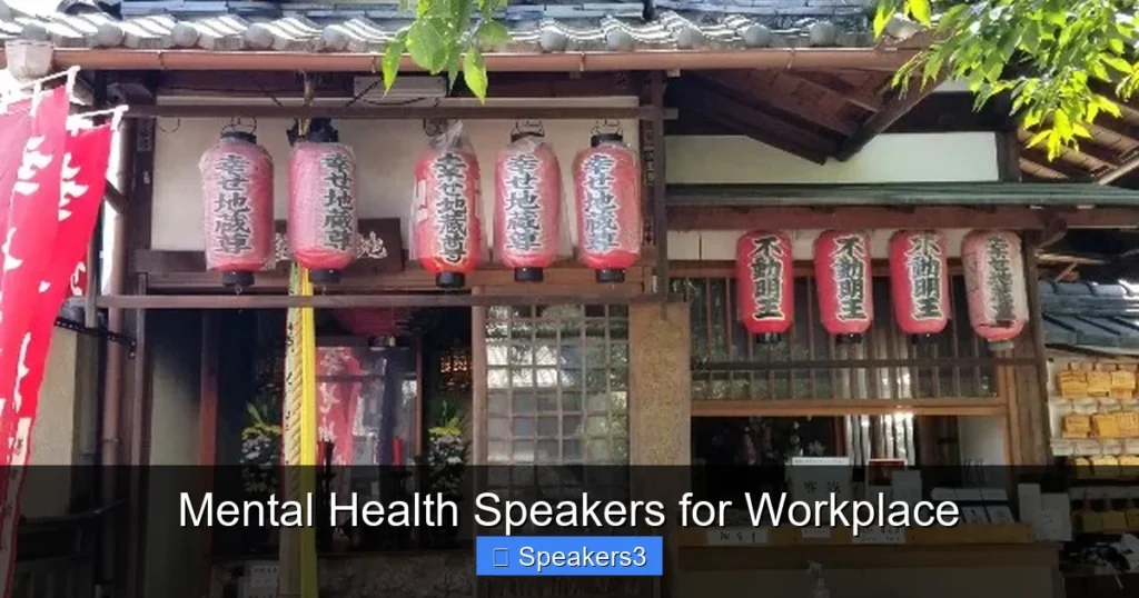 Mental Health Speakers for Workplace