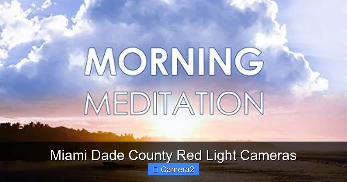 Miami Dade County Red Light Cameras