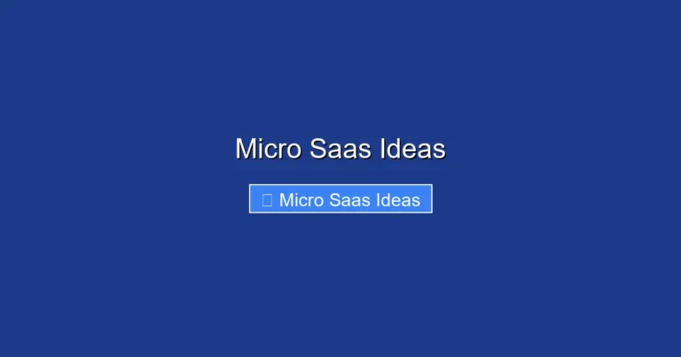 Micro Saas Ideas