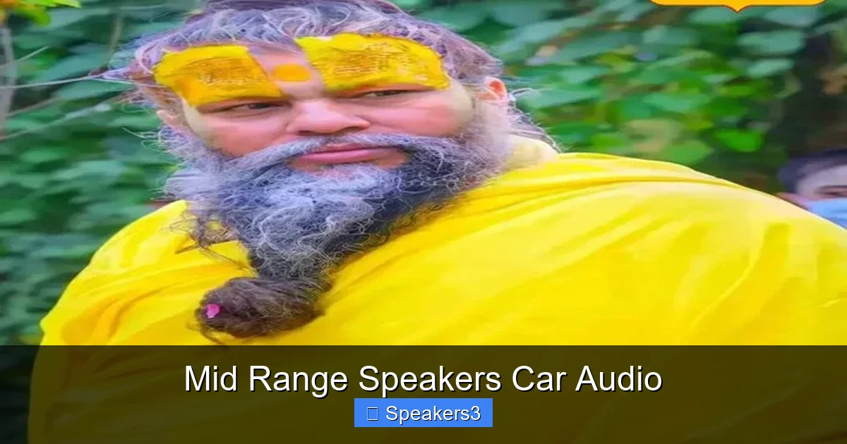Mid Range Speakers Car Audio