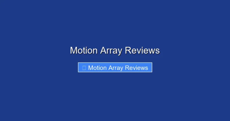 Motion Array Reviews