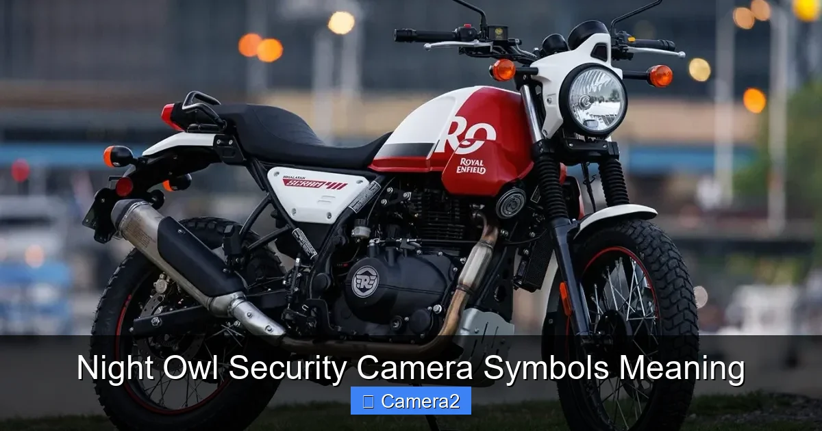 Night Owl Security Camera Symbols Meaning