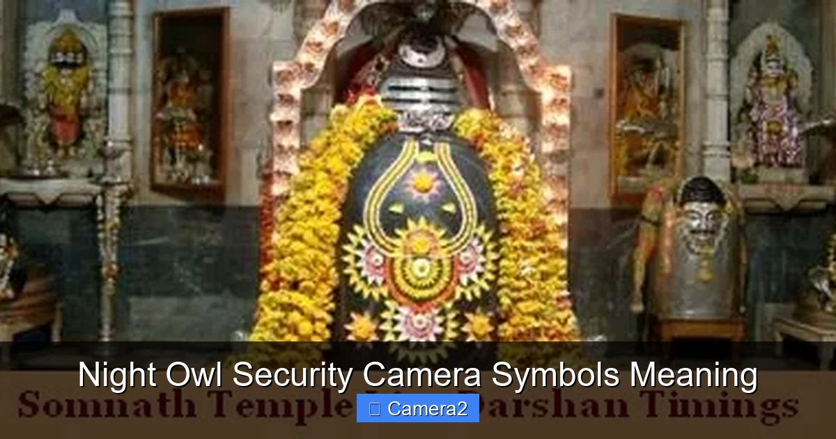 Night Owl Security Camera Symbols Meaning