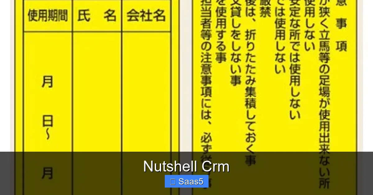 Nutshell Crm